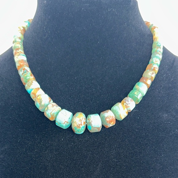 Turquoise DTR mine finds necklace by Jay King RARE Find - Picture 4 of 8